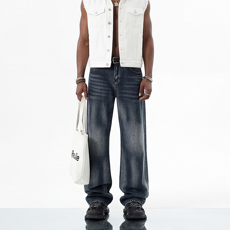 3027 Dark Wash Straight Jeans product detail