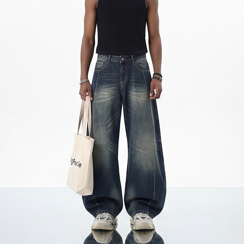5005 red tab wide-leg jeans