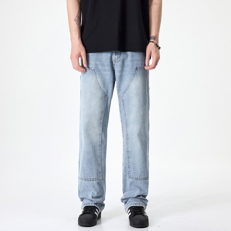 JK8002 Ice Blue Loose Jeans product detail