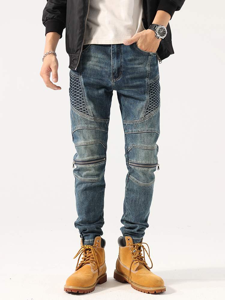 8343 biker stretch jeans