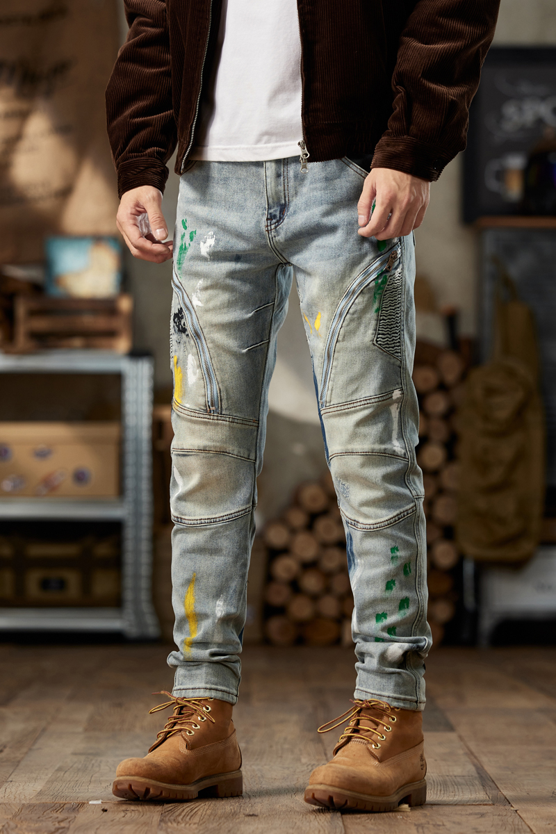 83591 biker stretch jeans